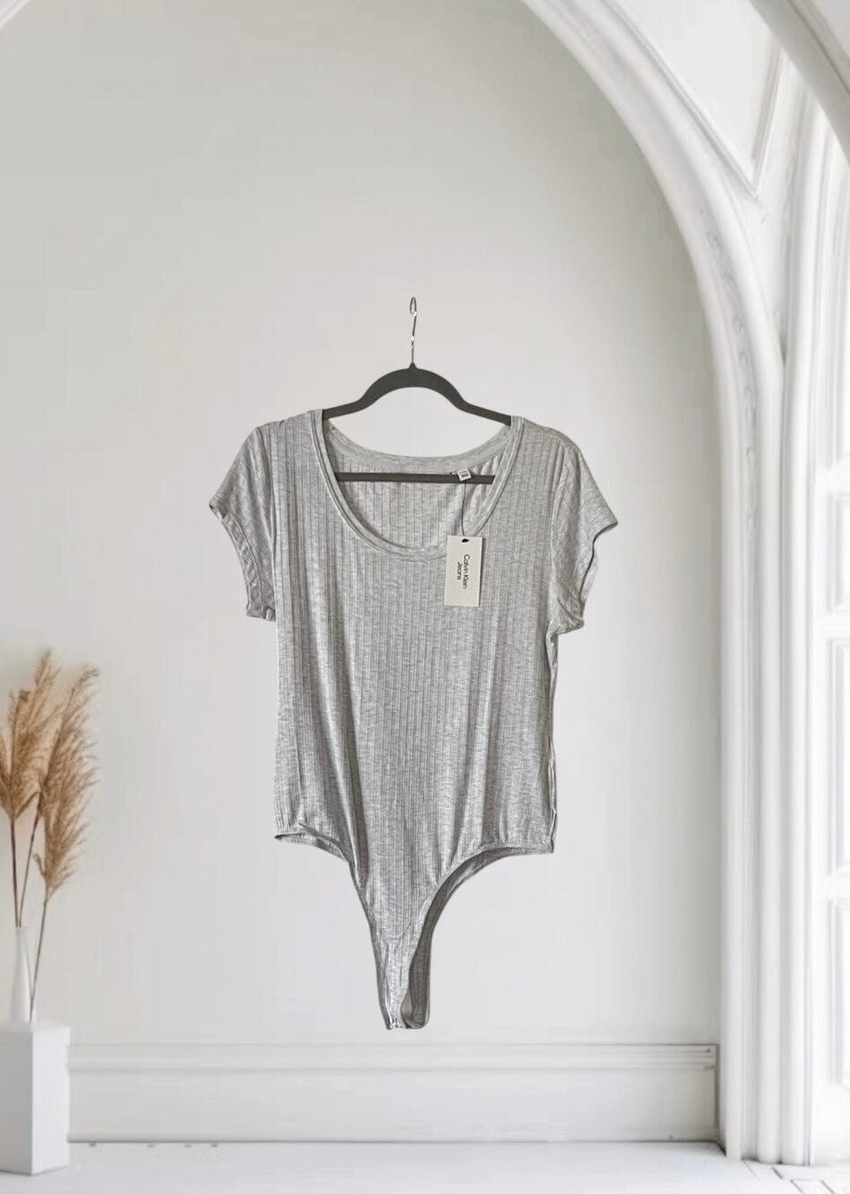 NWT Calvin Klein Jeans Gray Bodysuit X-Large